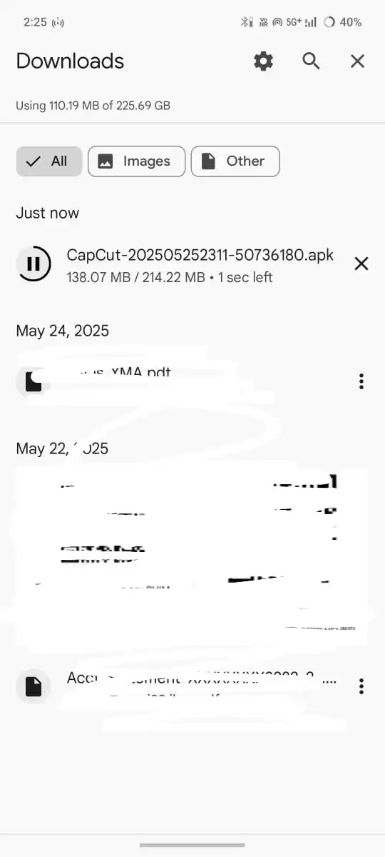 CapCut Application Screenshot - Welcome Screen
