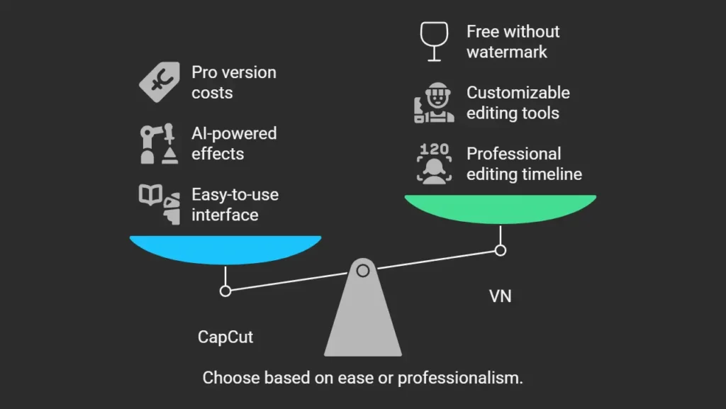 CapCut vs VN: A Detailed Comparison of Features, Pros & Cons 2 Pros & Cons: CapCut vs VN